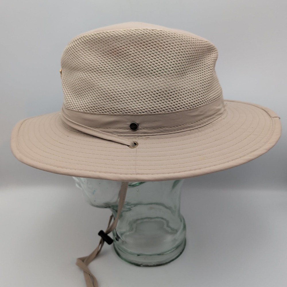 Stetson No Fly Zone Mesh Hat Beige Safari Medium UPF 50 Insect Repellent Gator